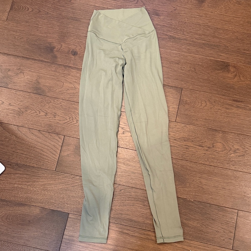 Offline by Aerie Girls Sage Green High-Waisted Leggings Size XS C3-017